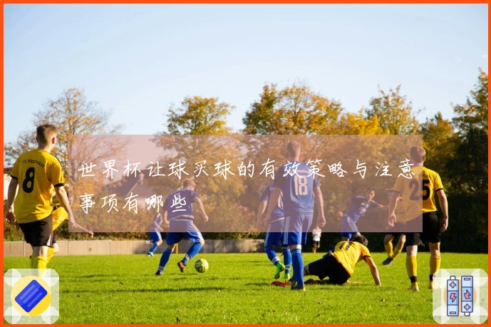 世界杯让球买球的有效策略与注意事项有哪些