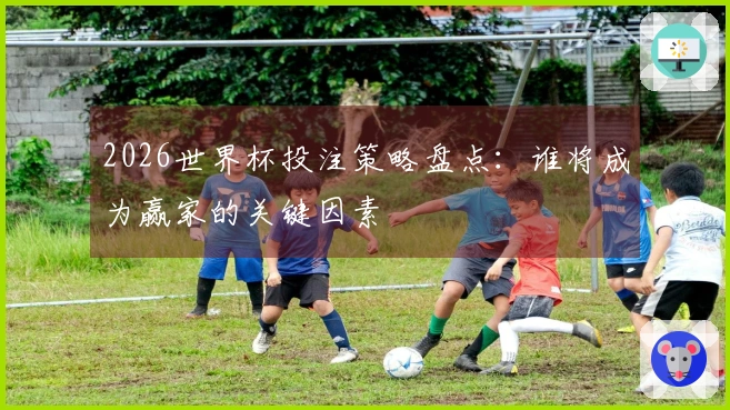 2026世界杯投注策略盘点：谁将成为赢家的关键因素